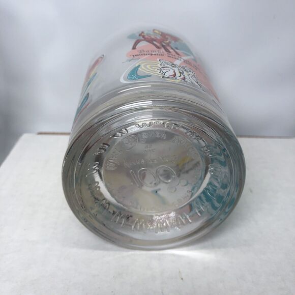 McDonald’s Walt Disney World 100 Years Glass Cup Pinocchio Bambi Magic Kingdom - Picture 5 of 6